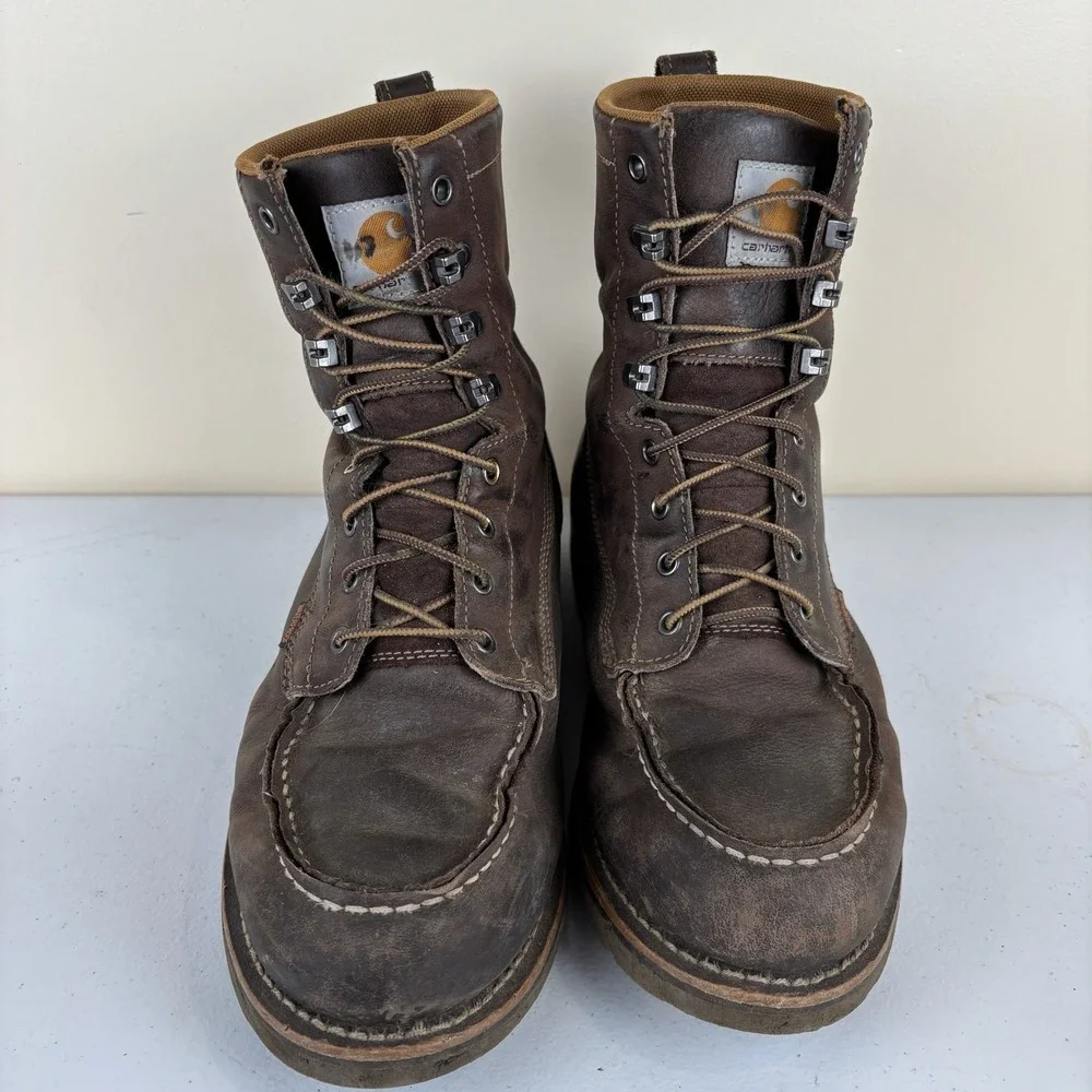 Carhartt Work Boots Men's 10.5 Brown 8